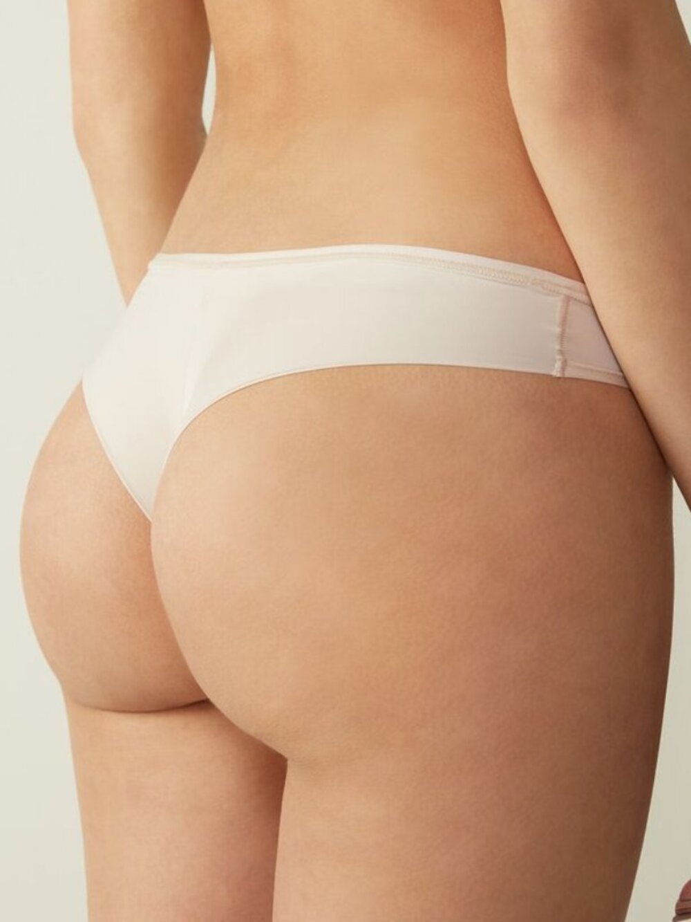 NWT Brazilian thong, Large, Cream